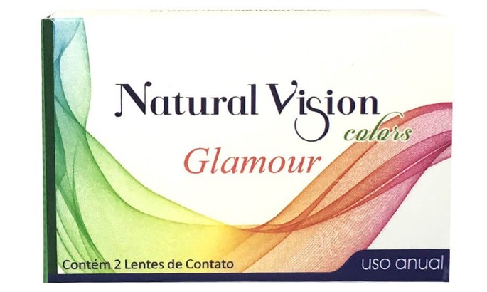 Natural Vision Anual Glamour Gelo - Unidade - Lentes Brasil